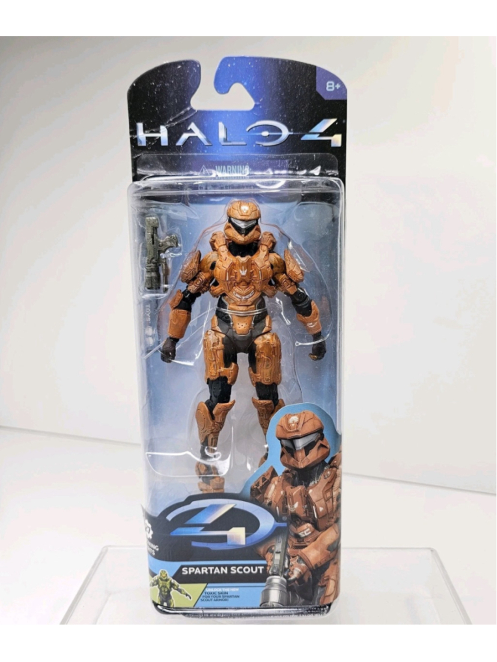 SEALED McFarlane Toys Halo 4 Orange Spartan Scout Action Figure NEW